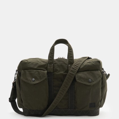 Porter-Yoshida & Co. - Herren - Tasche %27Crag 2Way Boston Bag%27 dark olive Porter-Yoshida & Co. - Herren - Tasche %27Crag 2Way Boston Bag%27 dark olive