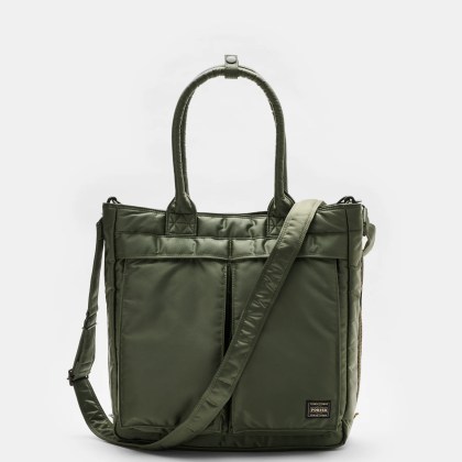 Porter-Yoshida & Co. - Herren - Tote Bag %27Tanker Carry%27 dunkelgrün Porter-Yoshida & Co. - Herren - Tote Bag %27Tanker Carry%27 dunkelgrün