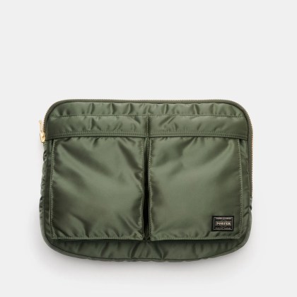 Porter-Yoshida & Co. - Herren - Laptop Sleeve %27Tanker Document Case%27 dunkelgrün Porter-Yoshida & Co. - Herren - Laptop Sleeve %27Tanker Document Case%27 dunkelgrün