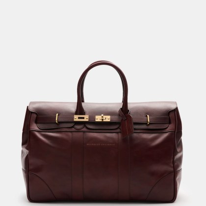 Brunello Cucinelli - Herren - Weekender bordeaux Brunello Cucinelli - Herren - Weekender bordeaux