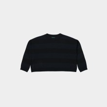 Fliege Stripes RL – schwarz_marine / one size Fliege Stripes RL – schwarz_marine / one size