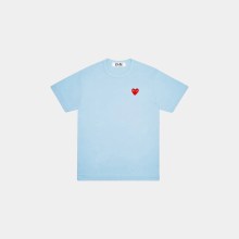 T-Shirt – Colourful – Blue/ Red Heart Emblem – blue / XL T-Shirt – Colourful – Blue/ Red Heart Emblem – blue / XL