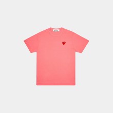 T-Shirt – Colourful – Pink/ Red Heart Emblem – pink / L T-Shirt – Colourful – Pink/ Red Heart Emblem – pink / L