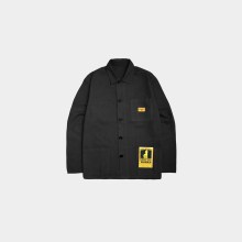 Canvas Coverall Jacket – black / S Canvas Coverall Jacket – black / S