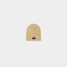 Beanie Logo Square – croissant / one size Beanie Logo Square – croissant / one size
