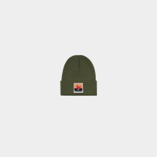 Beanie Logo Square – olive / one size Beanie Logo Square – olive / one size
