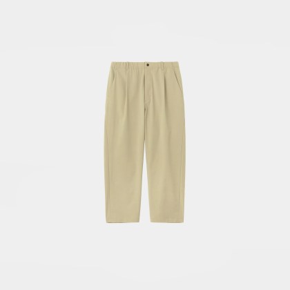 One Tuck Tapered Light Pants – clay_beige / XL One Tuck Tapered Light Pants – clay_beige / XL