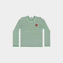 Striped Longsleeve – Red Emblem Knit – green / L Striped Longsleeve – Red Emblem Knit – green / L