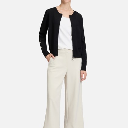 Strick-Cardigan mit Reißverschluss – Bild 2