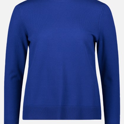 Basic-Strickpullover mit Stehkragen – Bild 3