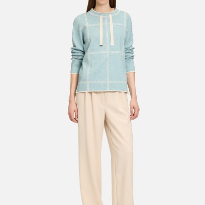 Strickpullover kariert – Bild 2