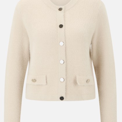 Casual-Strickjacke mit Knopfleiste – Bild 3