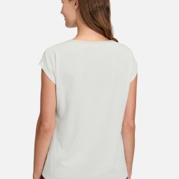 Blusenshirt mit U-Boot-Ausschnitt Blusenshirt mit U-Boot-Ausschnitt