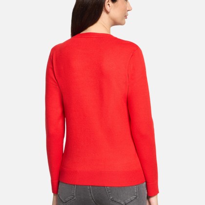 Basic-Strickpullover mit Rundhalsausschnitt Basic-Strickpullover mit Rundhalsausschnitt