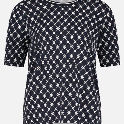 Basic Shirt mit Rippbündchen – Bild 3