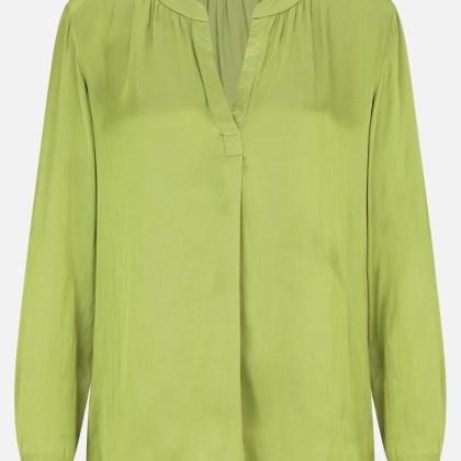 Satin-Bluse langarm – Bild 3
