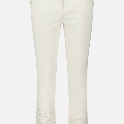 Casual-Hose mit Stickerei – Bild 3