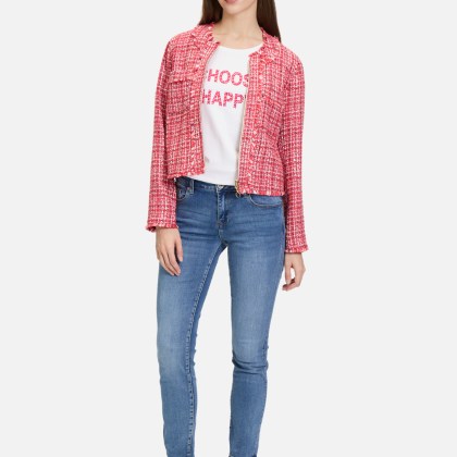 Blazer-Jacke mit Fransen – Bild 2