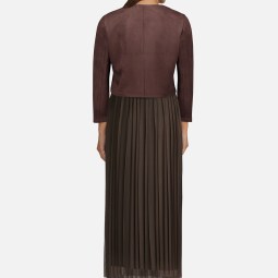 Plisseekleid mit 3/4 Arm Plisseekleid mit 3/4 Arm