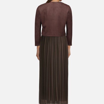 Plisseekleid mit 3/4 Arm Plisseekleid mit 3/4 Arm