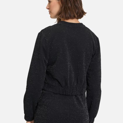 Casual-Jacke im Glitzer-Look Casual-Jacke im Glitzer-Look