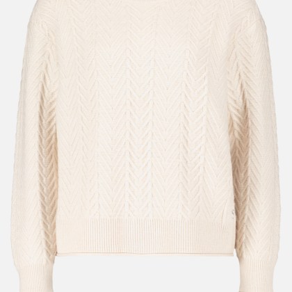 Grobstrick-Pullover mit Struktur – Bild 3