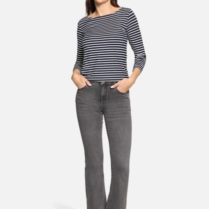 Basic Shirt mit Ringel – Bild 2