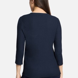 Strukturshirt mit Rundhalsausschnitt Strukturshirt mit Rundhalsausschnitt