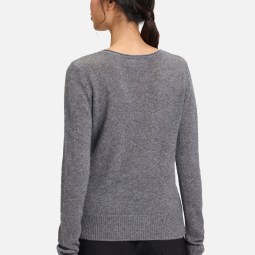 Kaschmir-Pullover mit V-Ausschnitt Kaschmir-Pullover mit V-Ausschnitt