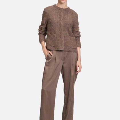 Grobstrickjacke mit Lurexfaden – Bild 2