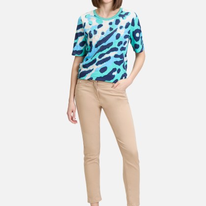 Basic Shirt mit Print – Bild 2