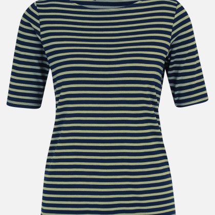 Ringelshirt mit U-Boot-Ausschnitt – Bild 3