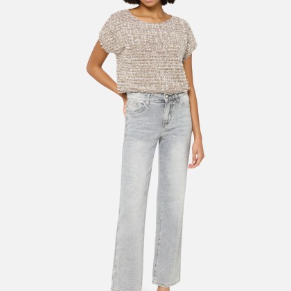 Feinstrickpullover mit Lurexfaden – Bild 2