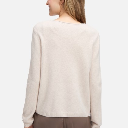 Feinstrickpullover mit Applikation Feinstrickpullover mit Applikation