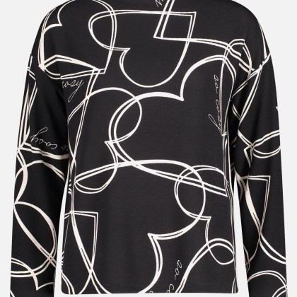 Sweatshirt mit Rippenstruktur – Bild 3