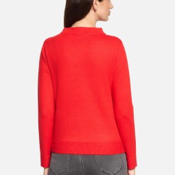 Strickpullover mit Stehkragen Strickpullover mit Stehkragen