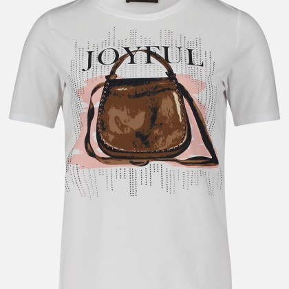 Basic Shirt mit Aufdruck – Bild 3