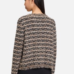 Strick-Cardigan mit Fransen Strick-Cardigan mit Fransen