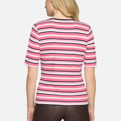 Basic Shirt mit Rippenstruktur Basic Shirt mit Rippenstruktur