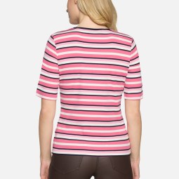 Basic Shirt mit Rippenstruktur Basic Shirt mit Rippenstruktur