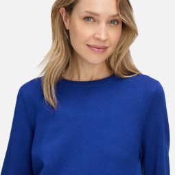 Basic-Strickpullover mit Rundhalsausschnitt Basic-Strickpullover mit Rundhalsausschnitt