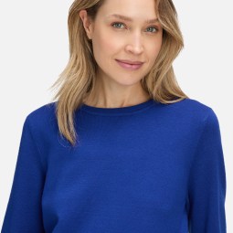 Basic-Strickpullover mit Rundhalsausschnitt Basic-Strickpullover mit Rundhalsausschnitt