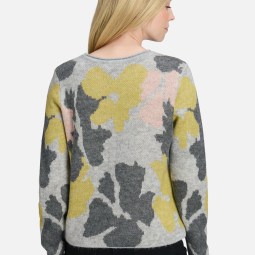 Grobstrick-Pullover mit Jacquard Grobstrick-Pullover mit Jacquard