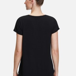 Rundhals-Shirt mit Raffung Rundhals-Shirt mit Raffung