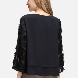 Schlupfbluse unifarben Schlupfbluse unifarben