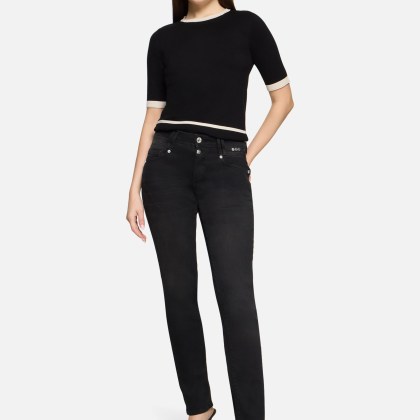 Boyfriend-Hose mit Nieten – Bild 2