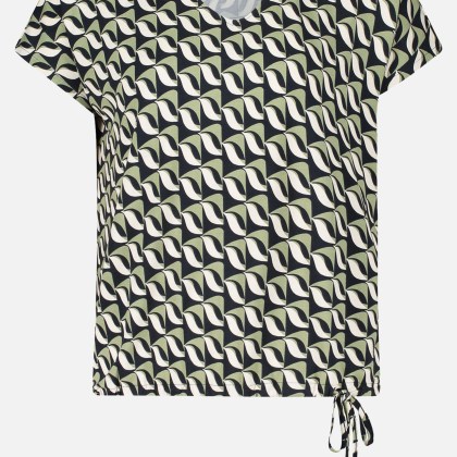 Printshirt mit V-Ausschnitt – Bild 3