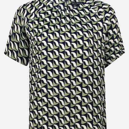 Schlupfbluse mit Rundhalsausschnitt – Bild 3