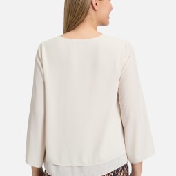 Schlupfbluse unifarben Schlupfbluse unifarben