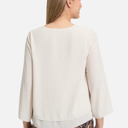 Schlupfbluse unifarben Schlupfbluse unifarben